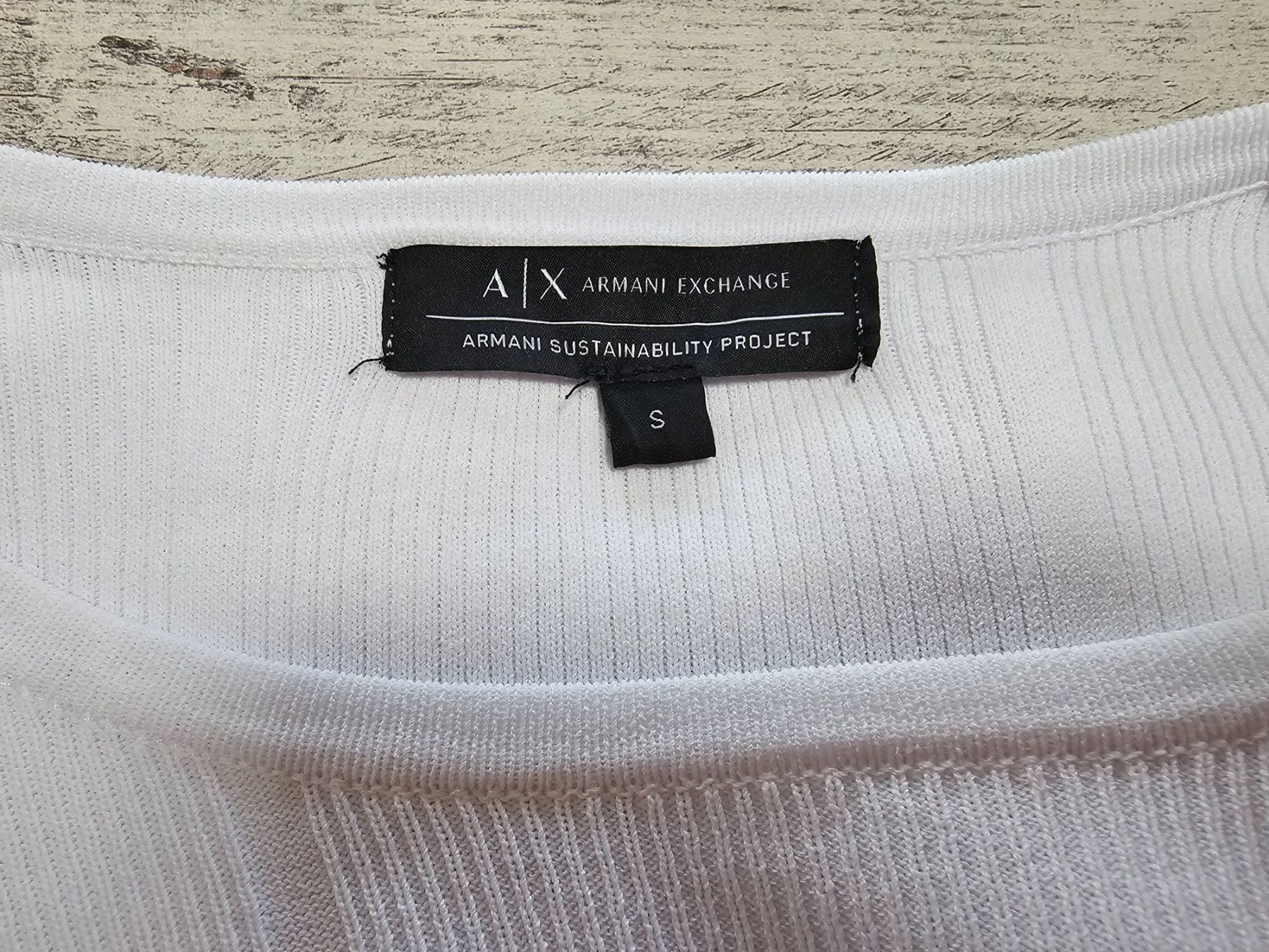Armani Maglioni & Felpe: Pullover Armani exchange, Gr. S, weiss – Usato da Steinebrunn venduto da sassi31 3