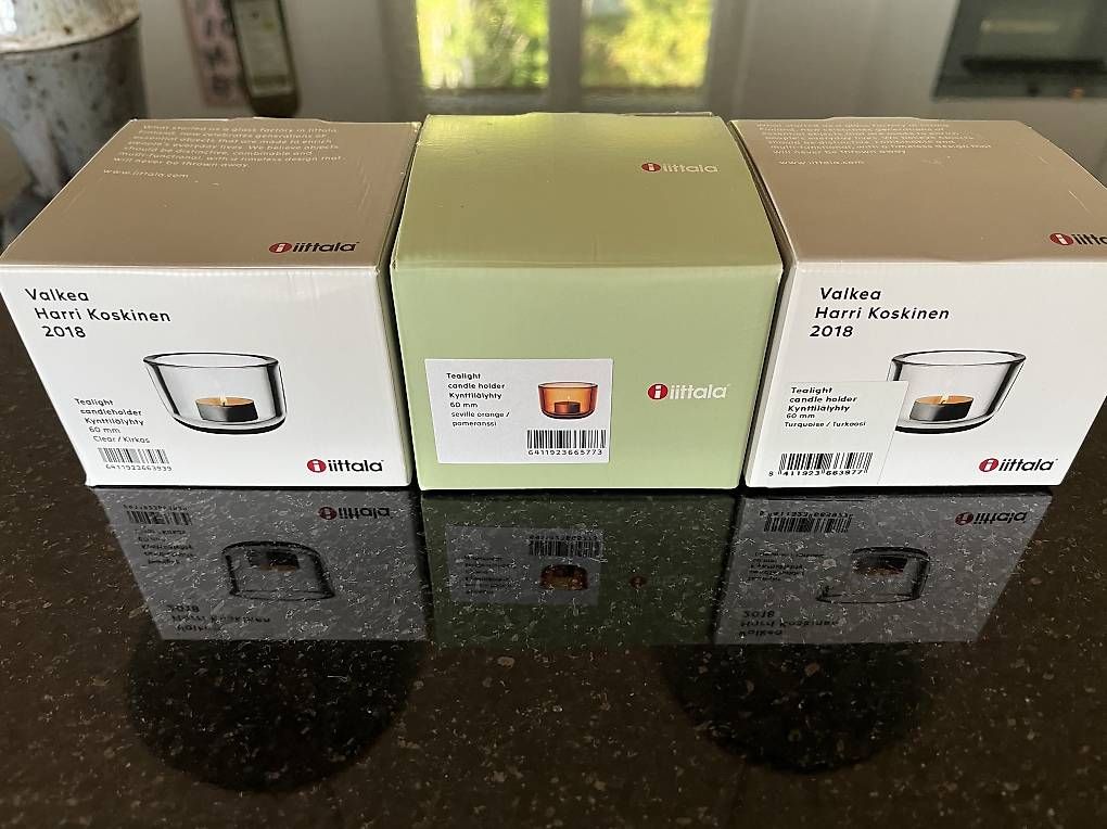 Kerzenständer: Iittala Valkea Windlicht 6cm – Neu und originalverpackt aus Oftringen von sdo_5gdp