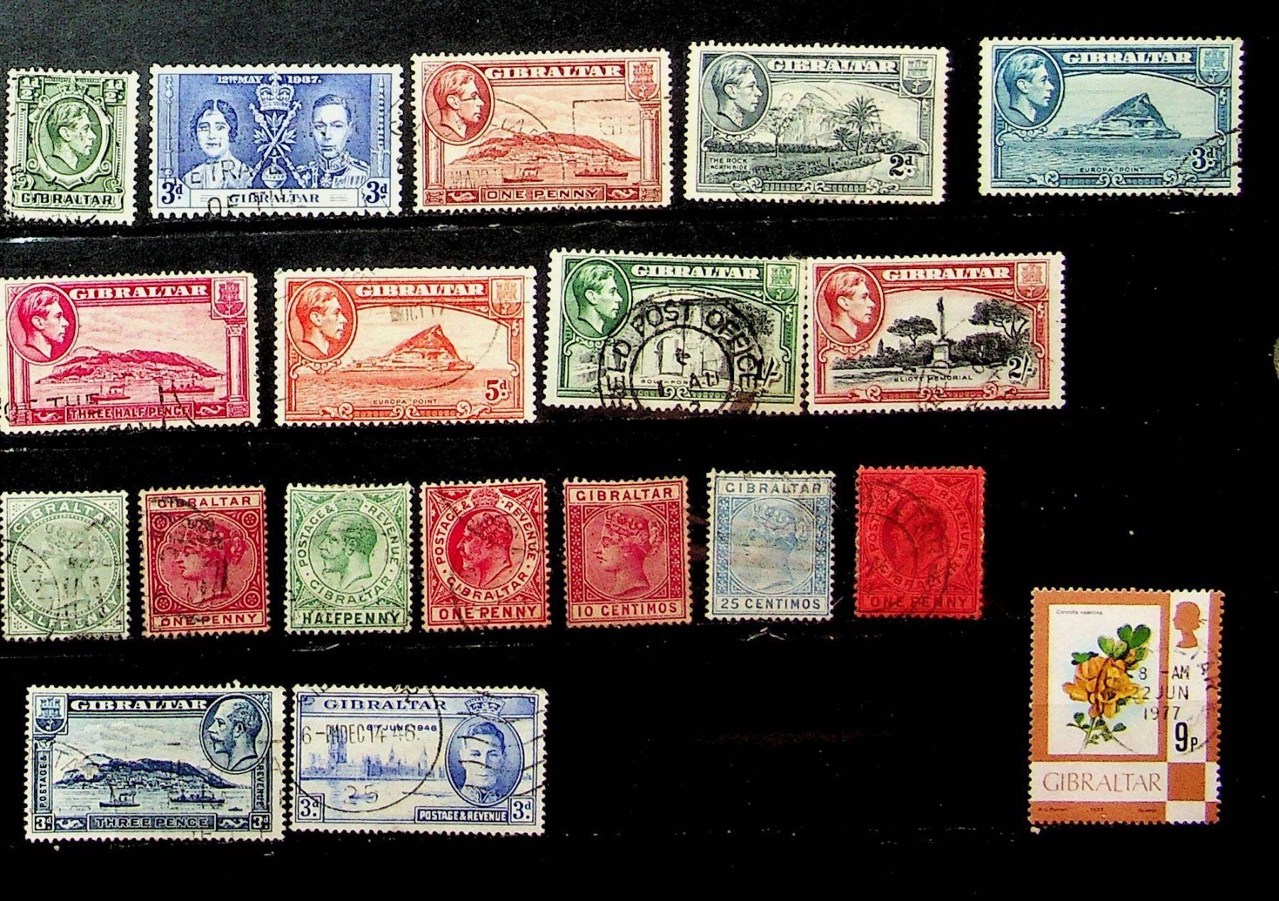 Tous les timbres: GIBRALTAR  TIMBRES OBLITÉRÉS / U619 – D'occasion à Estavayer-le-Lac par nane85