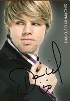 Daniel Schuhmacher DSDS Autogramm signiert Foto 10x15cm