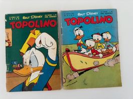 2  TOPOLINI ANNI 1953 BUONI E RARI