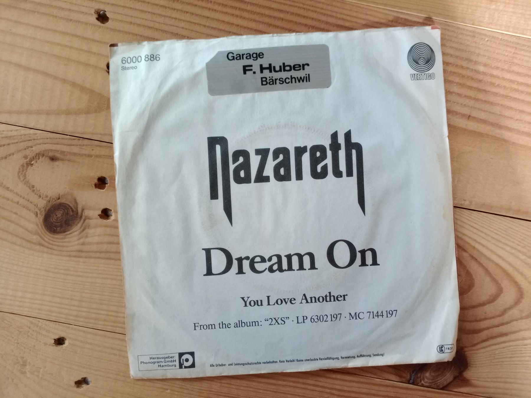 Nazareth - Dream On - Seltene Single Schallplatte - Top! (Gebraucht) in ...