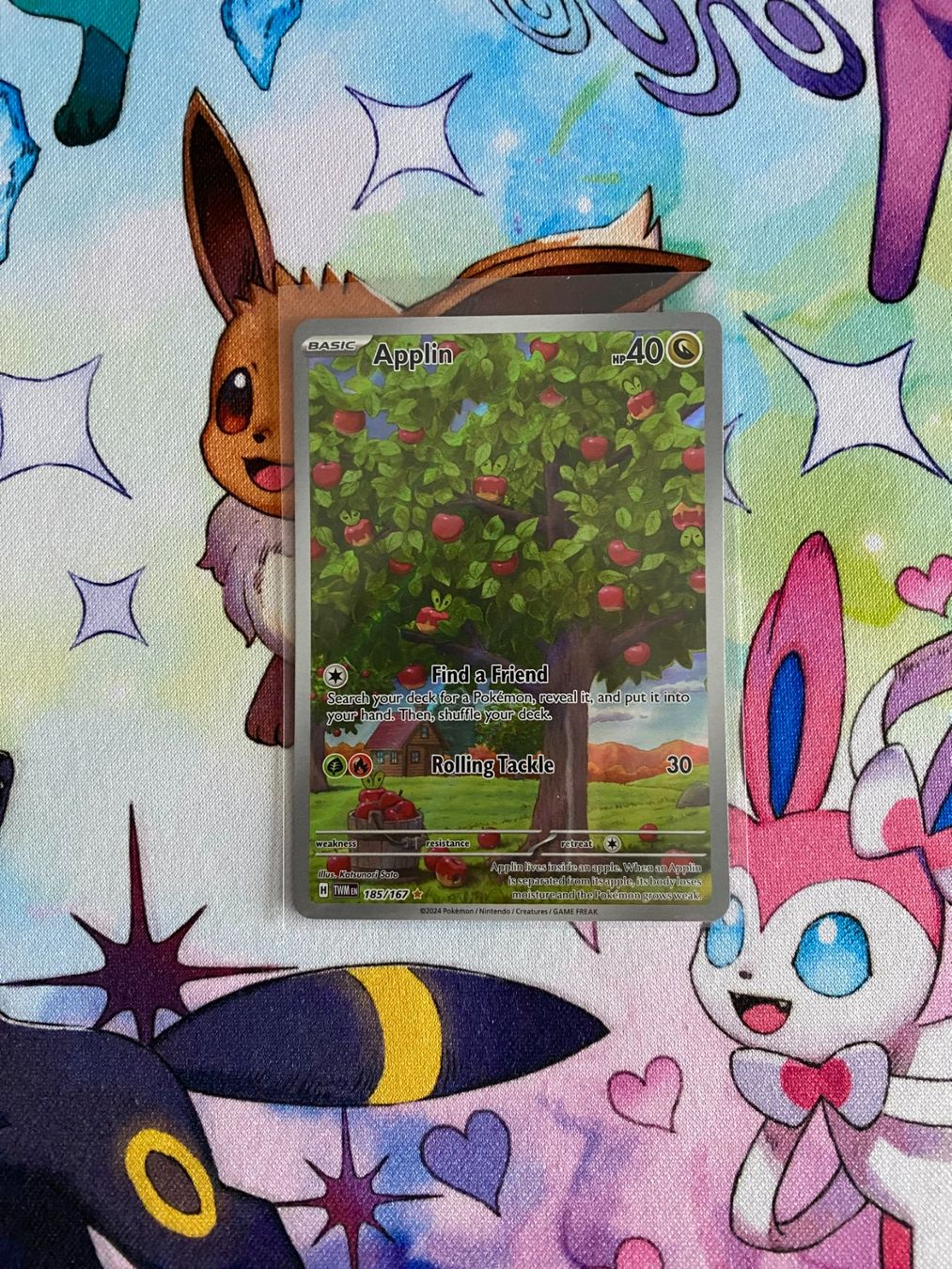 Pokémon Carte collezionabili: Pokemon Applin 185/167 TWM – Usato da Grindelwald venduto da TSG-G-Town