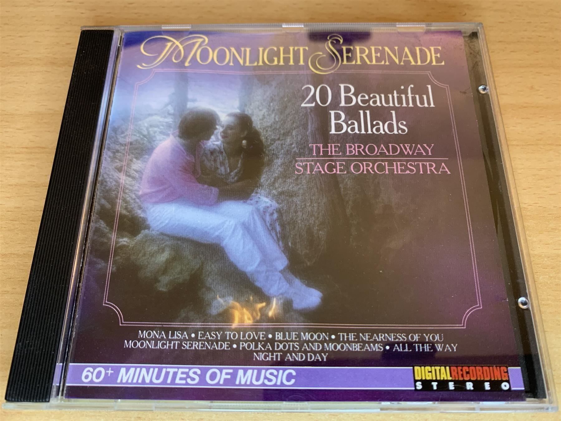 CD: MOONLIGHT SERENADE - 20 BEAUTIFUL BALLAD – Usato da Rikon im Tösstal venduto da Alpenmutz