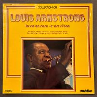 Schallplatte - Louis Armstrong - la vie en rose/c'est si bon