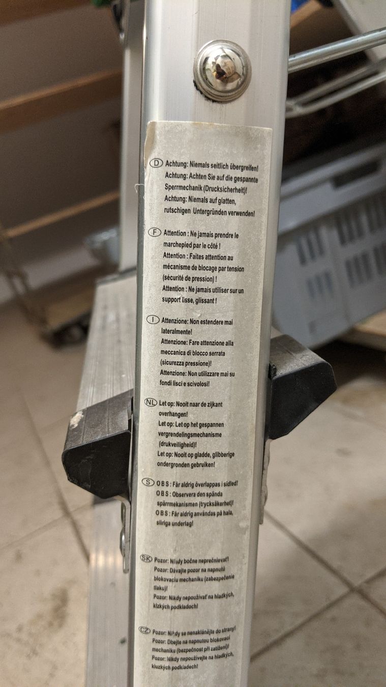 Scale: Bockleiter Alu, 4 Stufen max 150kg – Usato da Rüti ZH venduto da kunstreich_8630 2