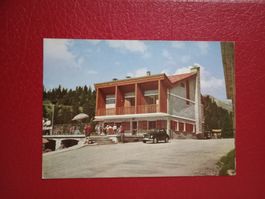 Aquacalda Albergo Passo Lukmanier Tessin Auto Oldtimer 1961