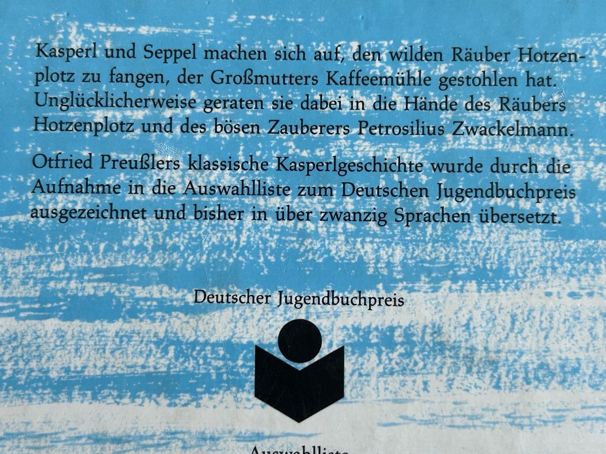 Bücher: Otfried Preussler Räuber Hotzenplotz  Buch – Gebraucht aus Wolhusen von eve_m6cg 2