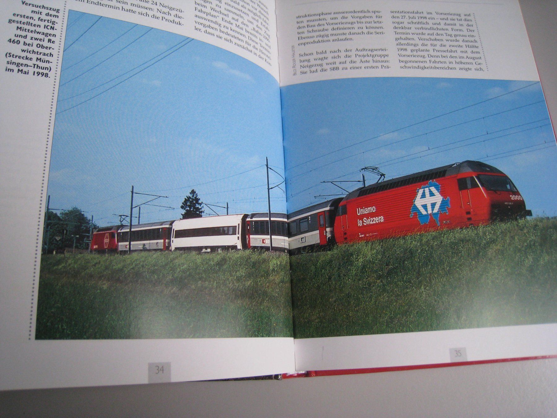 Libri: Der Intercity-Neigezug Gera Mond,  2000 – Usato da Buchs ZH venduto da swiss-train 3