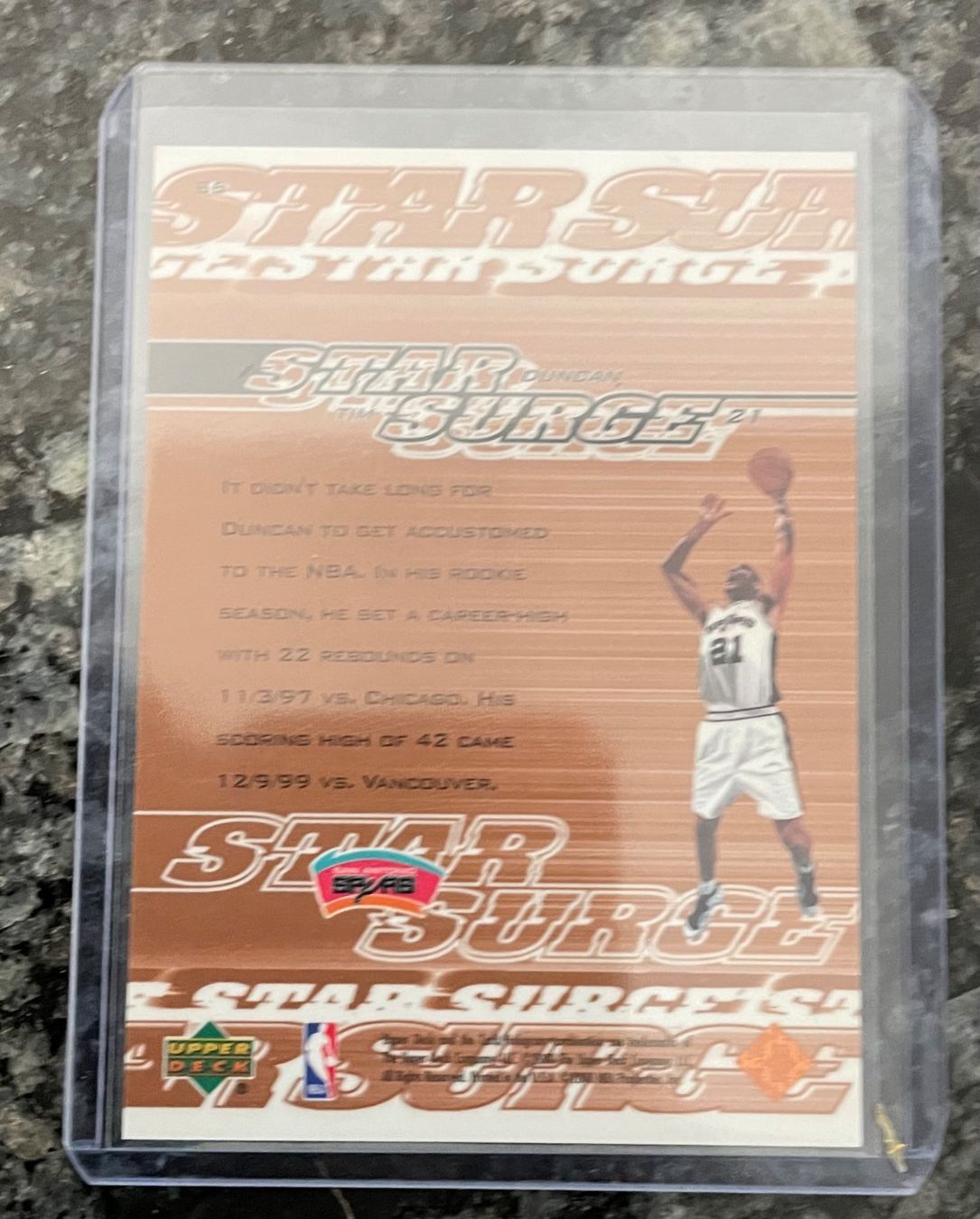 Nba Carte collezionabili: NBA Tim Duncan Star Surge Card – Nuovo (secondo la descrizione) da Muttenz venduto da joba23 1