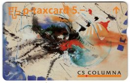 CS COLUMNA (3. Auflage) - seltene FullFace Firmen Taxcard