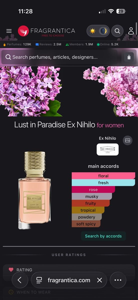 Profumi & Eau de Toilette: Ex Nihilo Lust in Paradise ,2ml – Usato da Sursee venduto da nri_sbv9 1