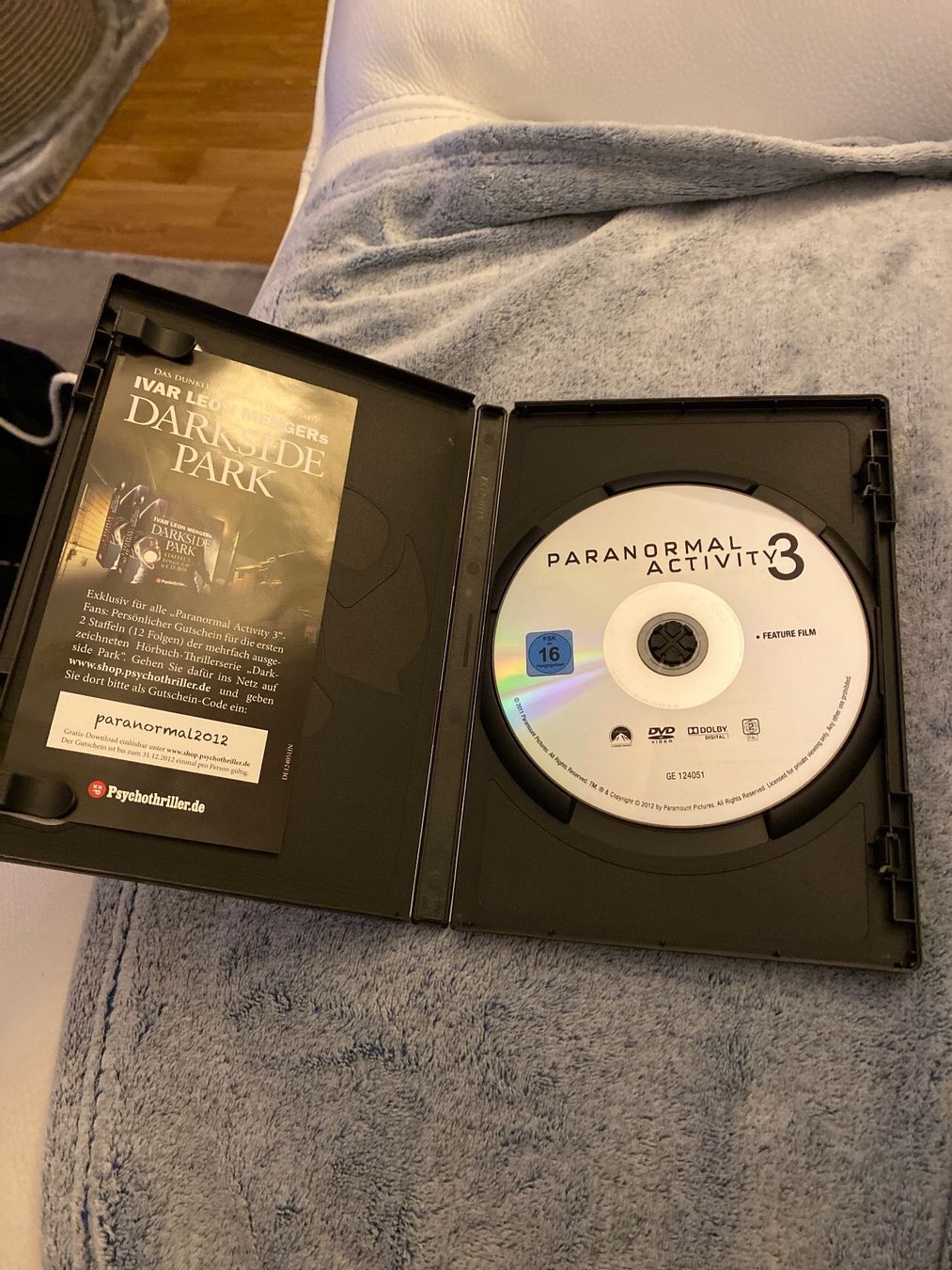 Tutti i DVDs: Paranormal Activity 3 DVD – Usato da Dübendorf venduto da GinaGiulia 2