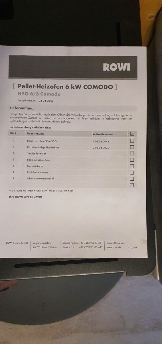 Rowi Radiatori: Pellet Heizofen  – Usato da Cazis venduto da Franz-13 5