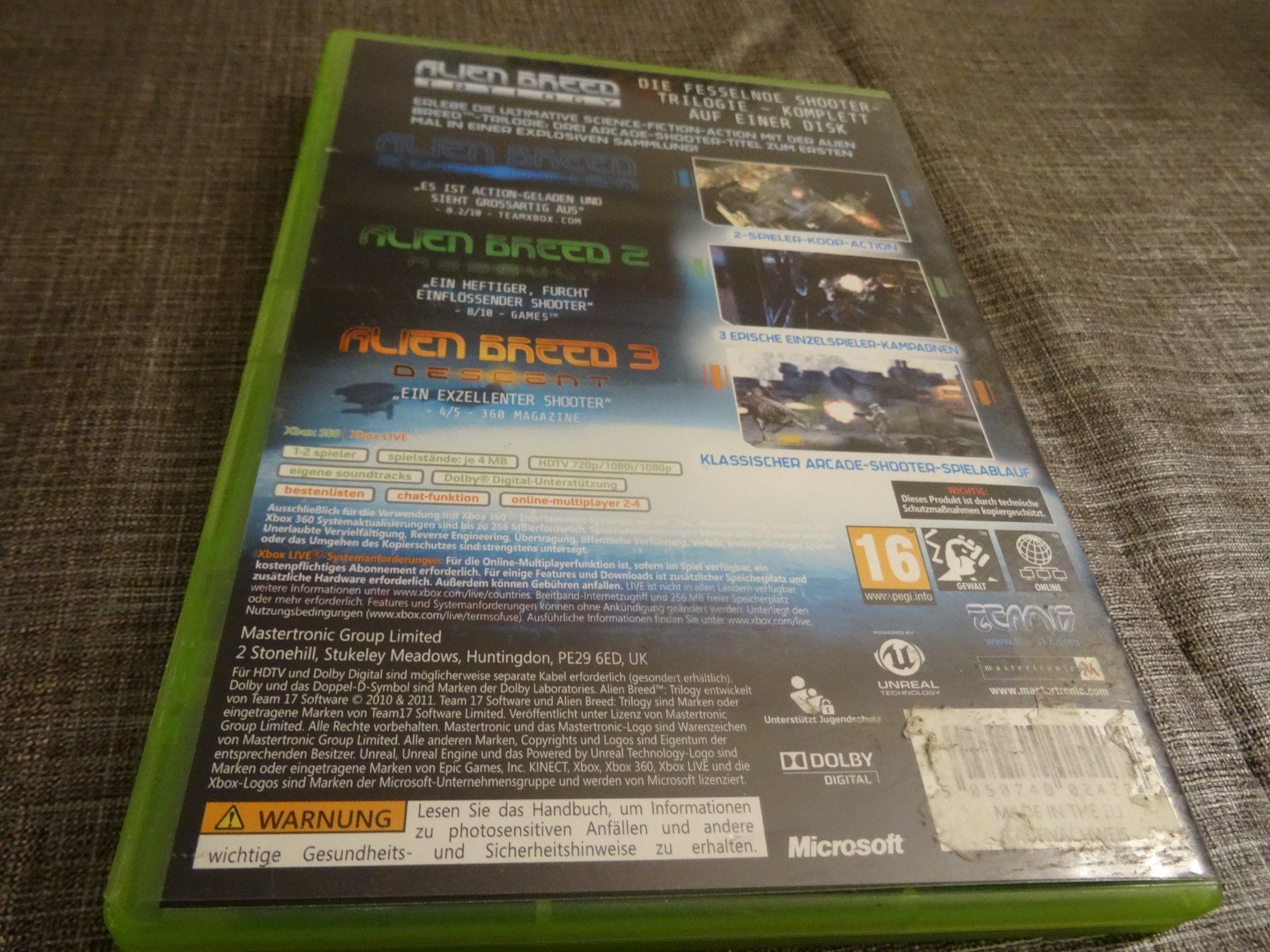 Microsoft Spiele: Alien Breed Trilogy - Xbox 360 – Gebraucht aus Olten von Disc-Ausverkauf 2