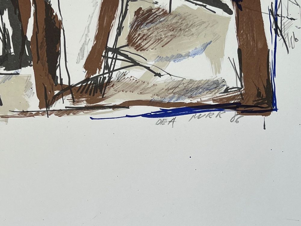 Grafica & Litografie: Dea Murk farbige Offsetlithographie 1986 – Nuovo (secondo la descrizione) da Vaduz venduto da Unikate-Markt 2