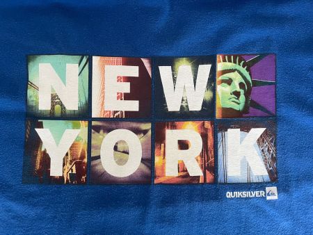 Quiksilver T-Shirt NEW YORK blue