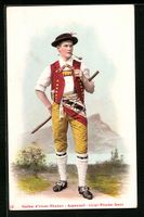 Appenzell, Inner-Rhoder-Senn in Tracht m