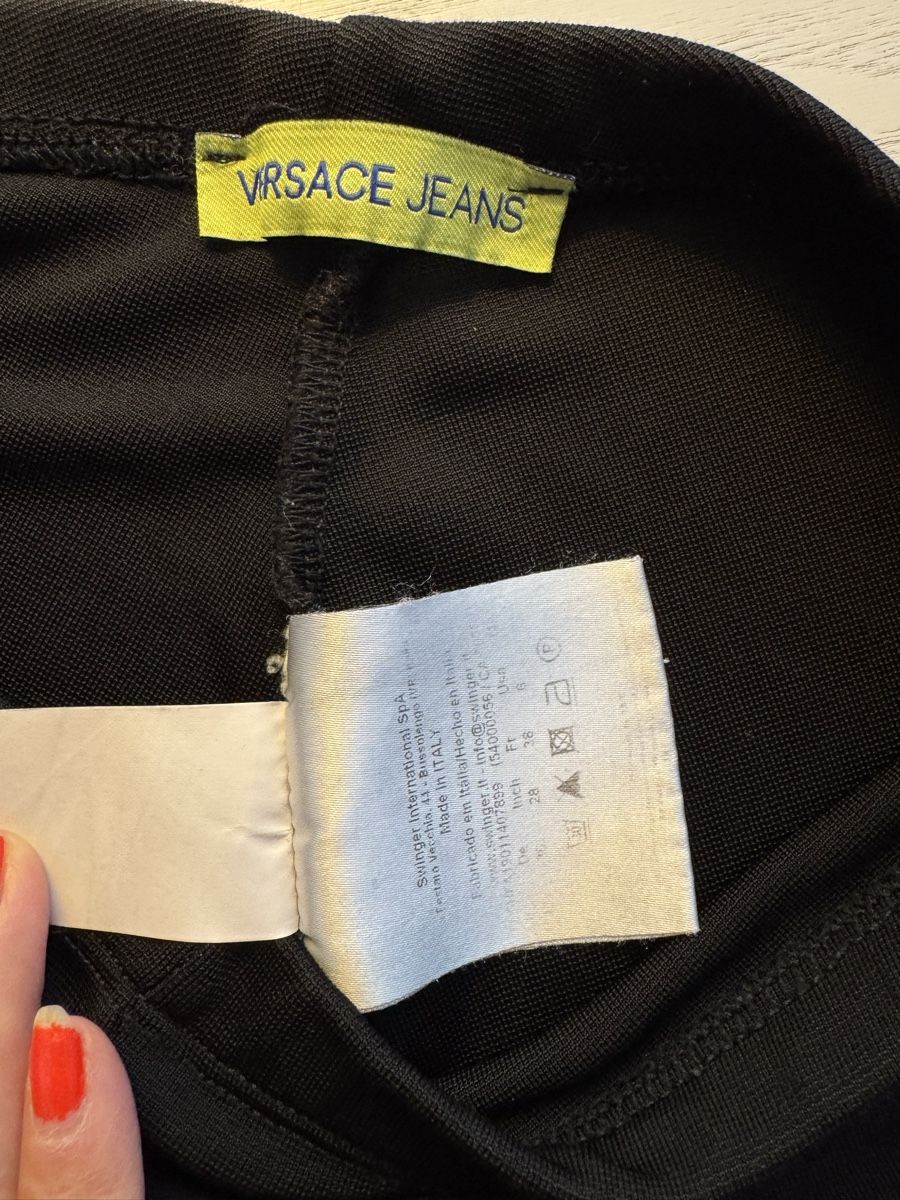 Leggings: Black Versace Jeans Leggings S – Usato da Hurden venduto da rac_wyf8 3