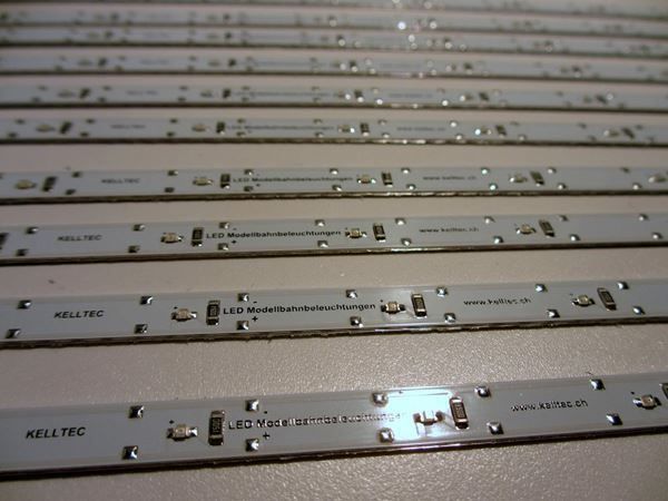 Märklin Modellini di ferrovie: 10 Stk. KELLTEC LED Stäbe gelb dimmbar! 0-24 Volt AC/DC – Nuovo e nell'imballaggio originale da Dittingen venduto da Beamsplitter 4