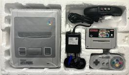 NINTENDO KONVOLUT: SNES-KONSOLE & MARIO PAINT, OVP UND MEHR
