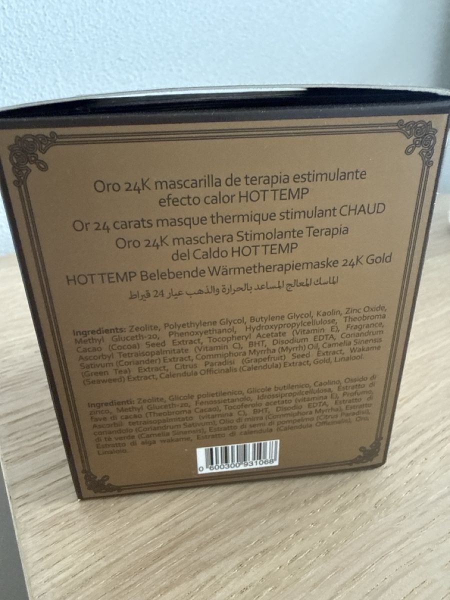 Cura del viso: Cocoage Hot TEMP Stimulating 24K Gold Therapy Mask – Nuovo e nell'imballaggio originale da Baden venduto da Fema91 1