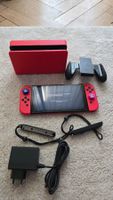 Nintendo Switch OLED Mario Red Edition mit viel Zubehör