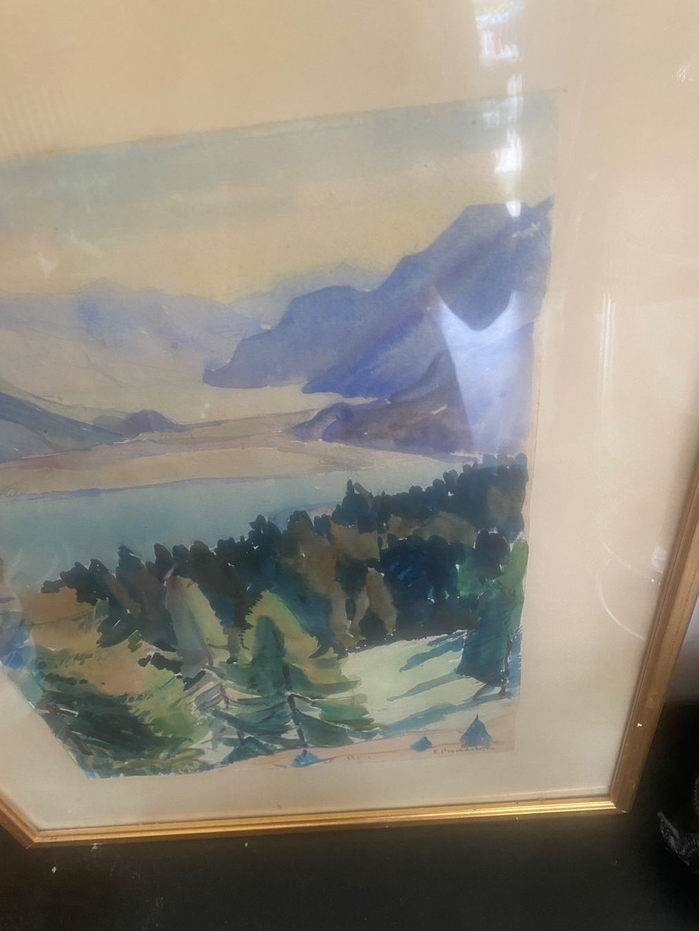Gemälde: Watercolor Landscape Painting – Gebraucht aus Dietikon von Tdaf33 4