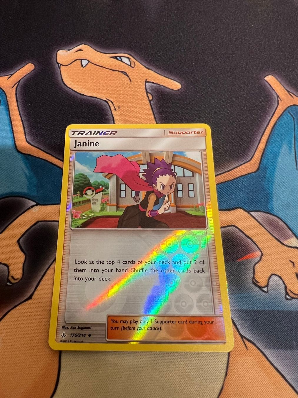 Pokémon Sammelbilder & Trading cards: Janine (UNB 176) - Reverse Holo - Unbroken Bonds – Neu (gemäss Beschreibung) aus Bülach von Pfrenzel