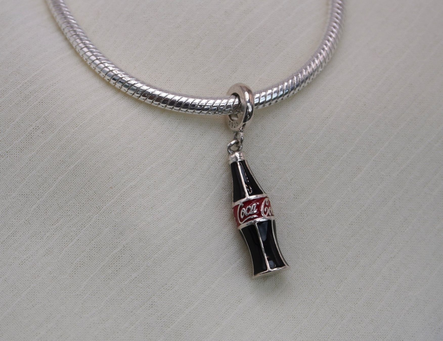 Ciondoli: Charm zu Pandora "Colaflasche" 925 Silber – Nuovo (secondo la descrizione) da Niederbüren venduto da Fidi5 3
