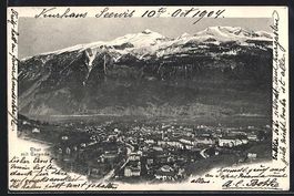 AK Chur, Teilansicht mit Calanda, 1904