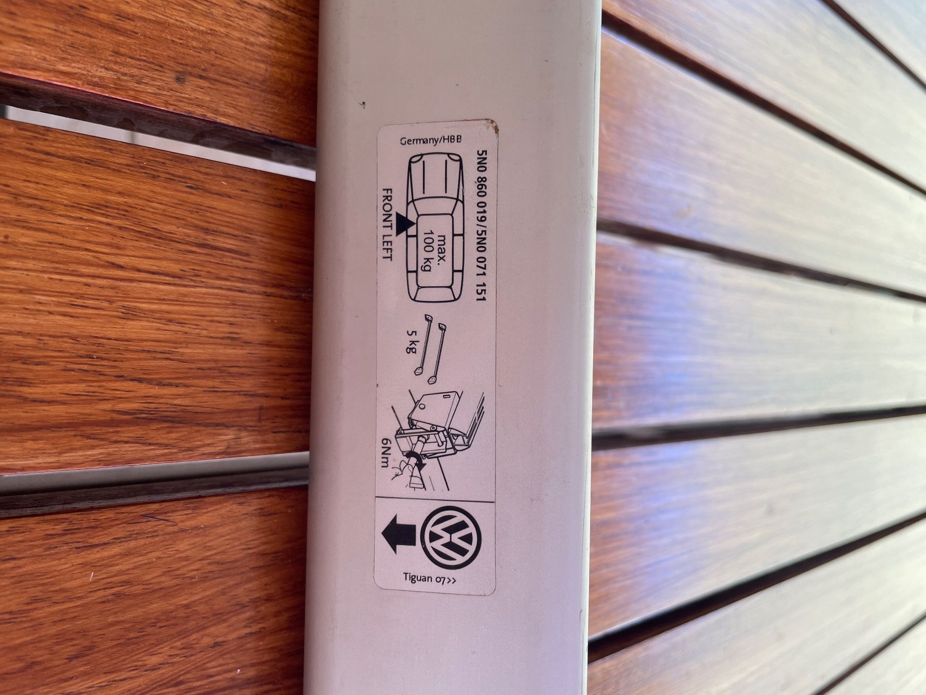 VW Portapacchi: barre de toit VW – Usato da Corcelles NE venduto da mil_8xpc 3