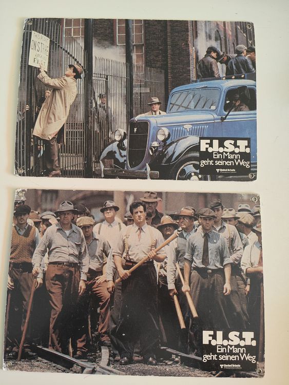 2 lobby cards Stallone Sylvester F.I.S.T | Kaufen auf Ricardo