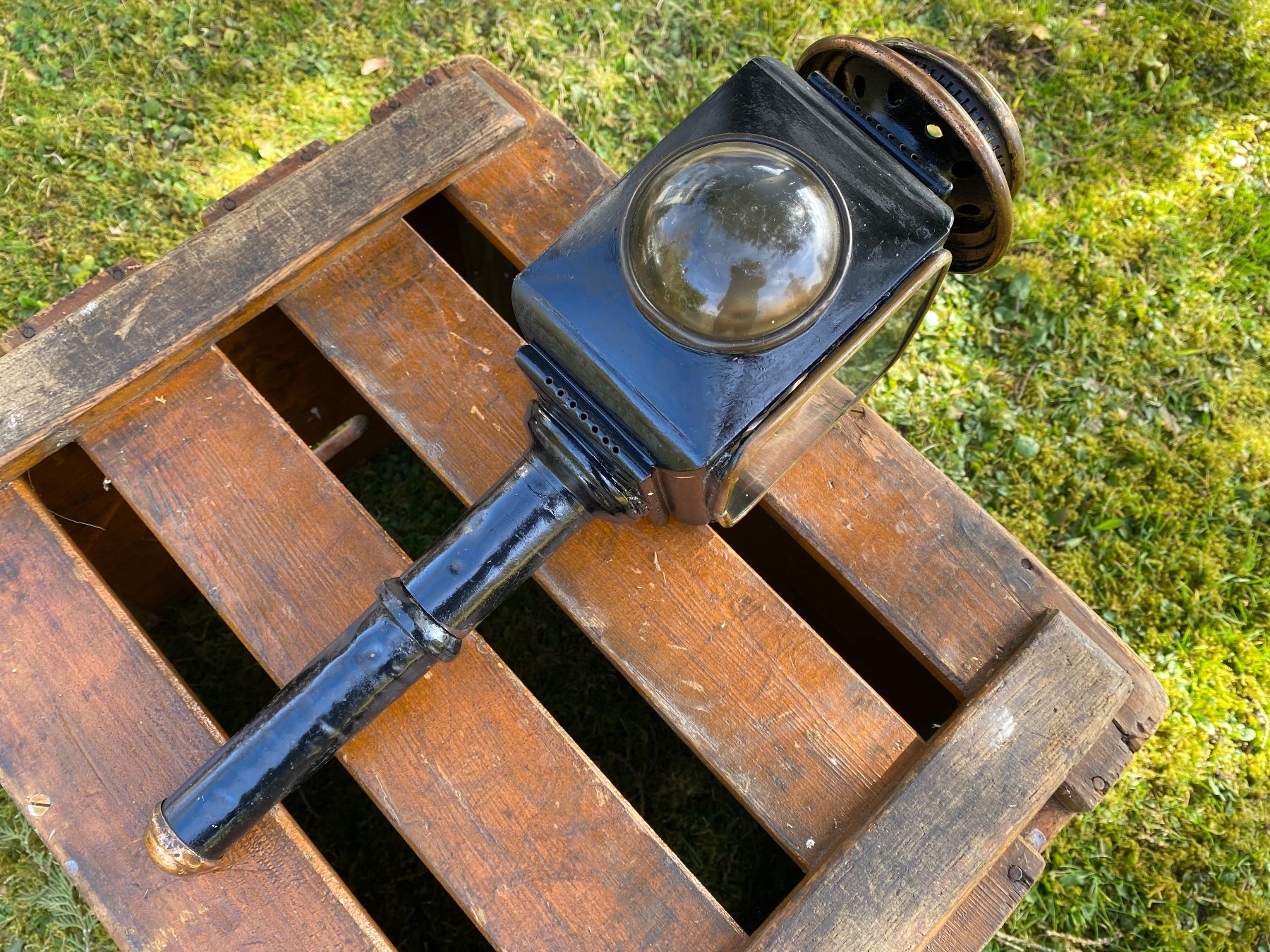 Carrozze: seltene antike Kutschenlampe – Usato da Feldbach venduto da Fea1 2