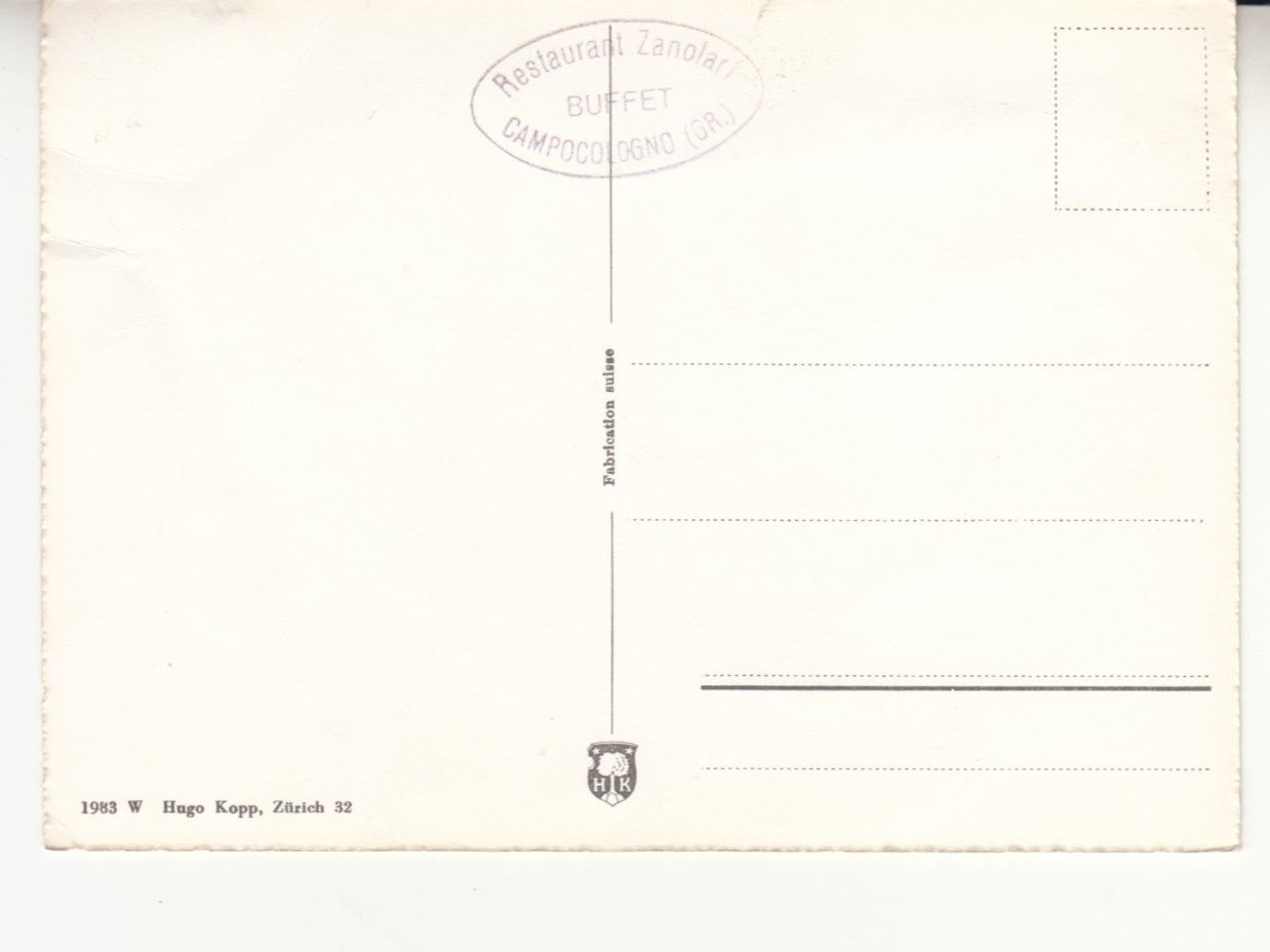 Cartoline postali: Brusio ca. 1950 – Usato da Bürglen TG venduto da StampGraf 1