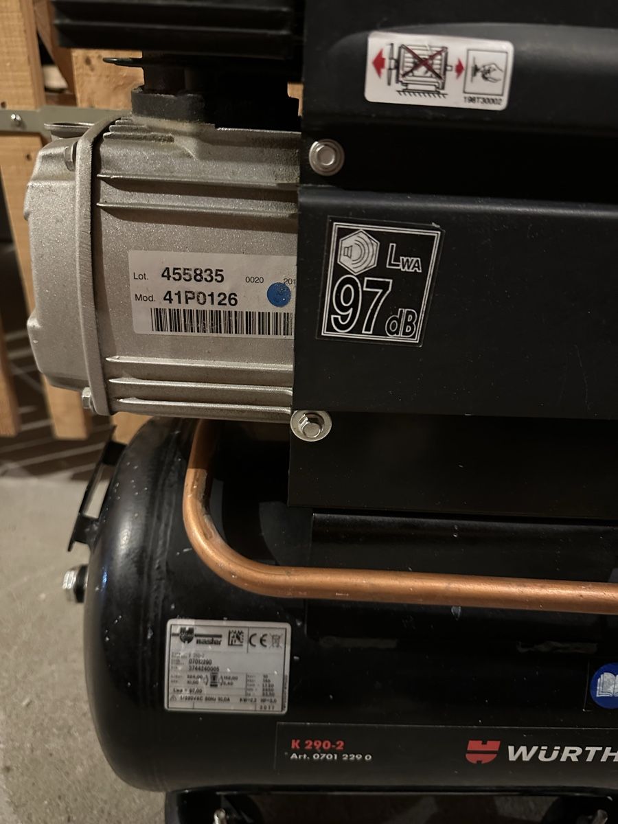 Würth Kompressoren: Würth Master Kompressor K 290-2  – Gebraucht aus St. Gallen von 987JDBA 2