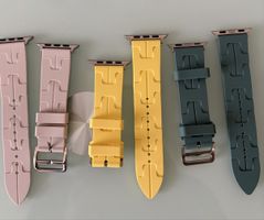 Armband Uhrenarmbänder Set 6 Stck. Gummi Farblich Sortiert N