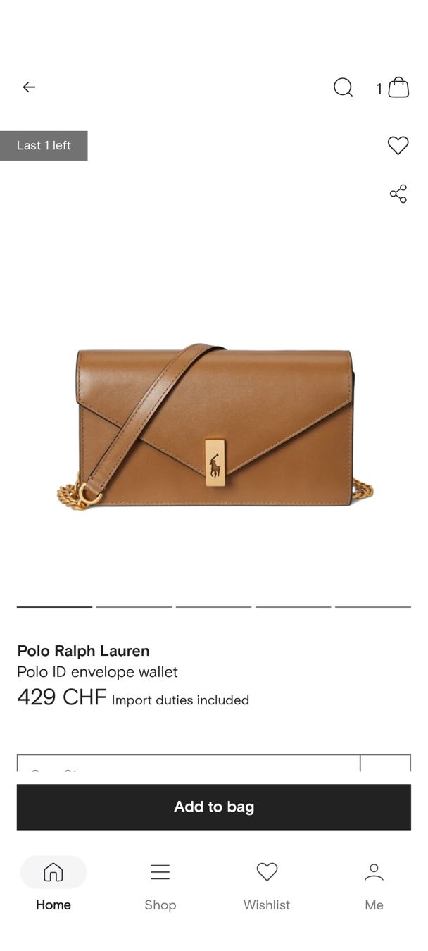 Polo Ralph Lauren Borse da donna: Polo ID Chain Wallet Clutch NP 429 CHF – Nuovo (secondo la descrizione) da Seengen venduto da sam_x5tk 9
