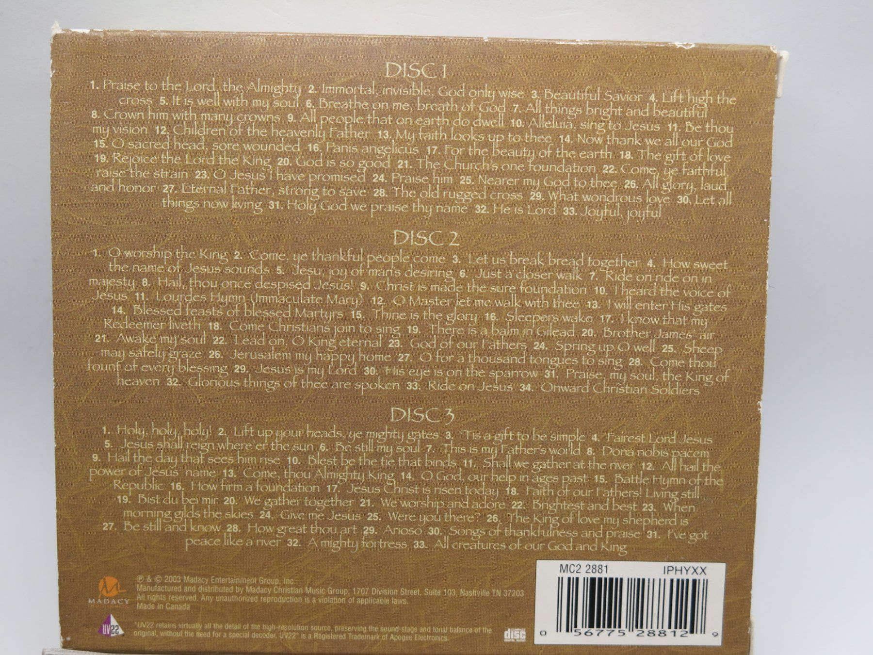 CD: 3 Weihnachten CD Box mit 100 Church Classics – Usato da Ernetschwil venduto da luisvonerni 1