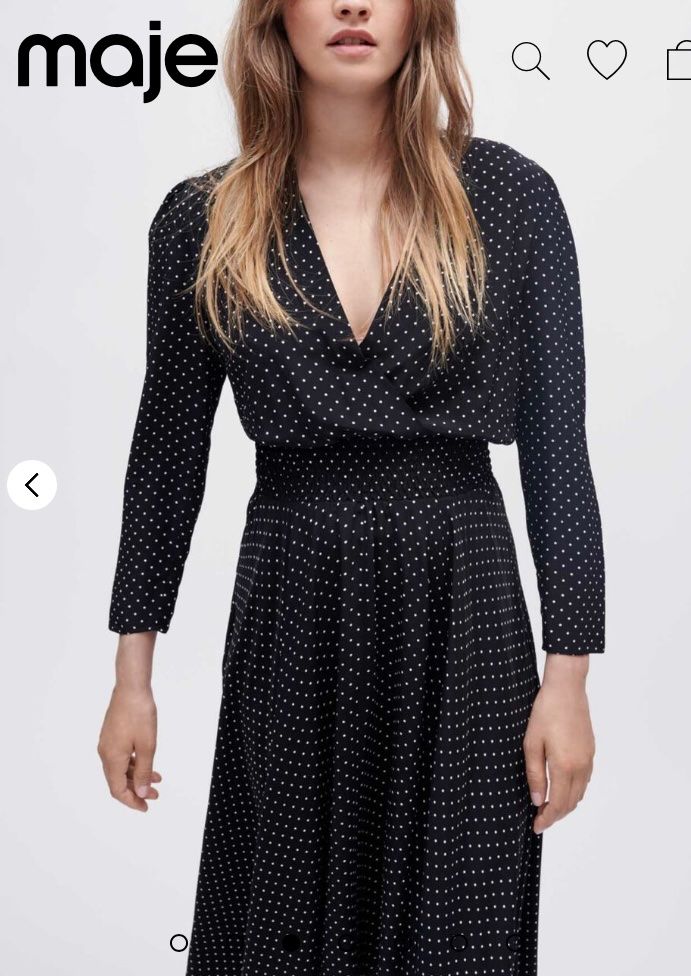 Maje Vestiti: MAJE Viscose Kleid, Gr. 36 neu – Nuovo e nell'imballaggio originale da Zollikon venduto da aba73 7
