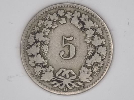 Tutti le monete: 5 rappen 1881 – Usato da Bure venduto da chap981 1