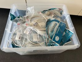 Originalverpackt: Patchkabel 0.5-15m ganze Kiste