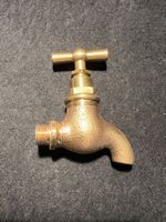 Messing Wasserhahn Vintage, ungebraucht, Top Zustand!