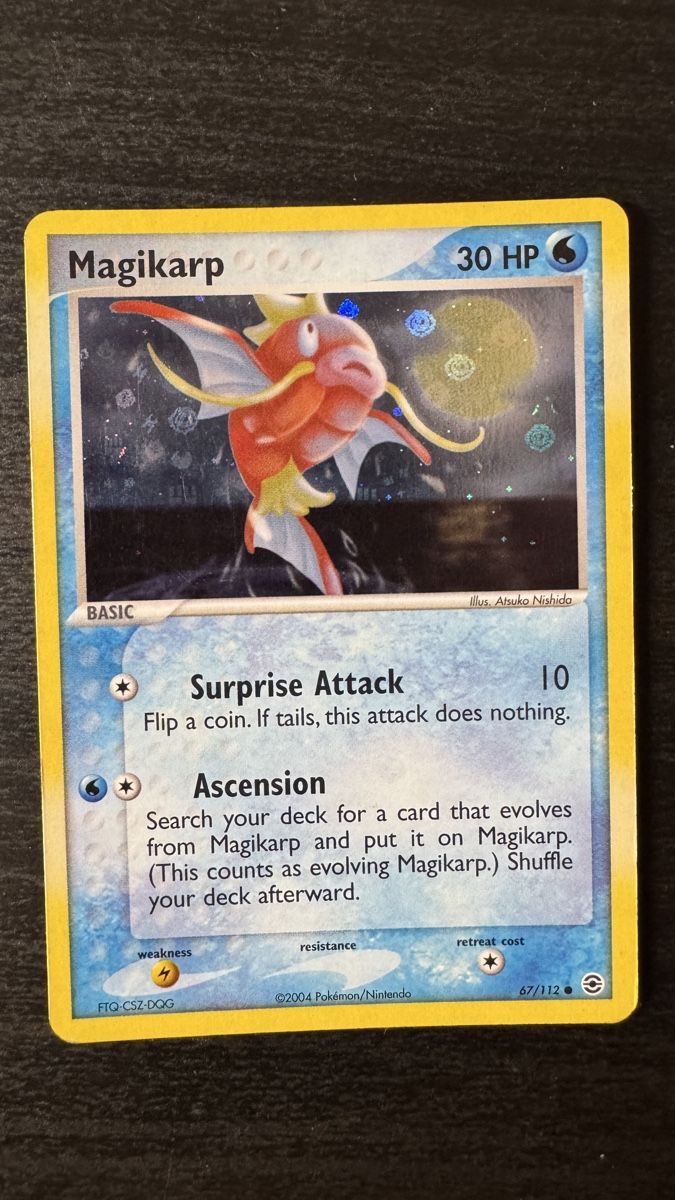 Pokémon Sammelbilder & Trading cards: Magikarp Ex FireRed & LeafGreen holo reverse 67/112 – Gebraucht aus Belprahon von Rob_ain
