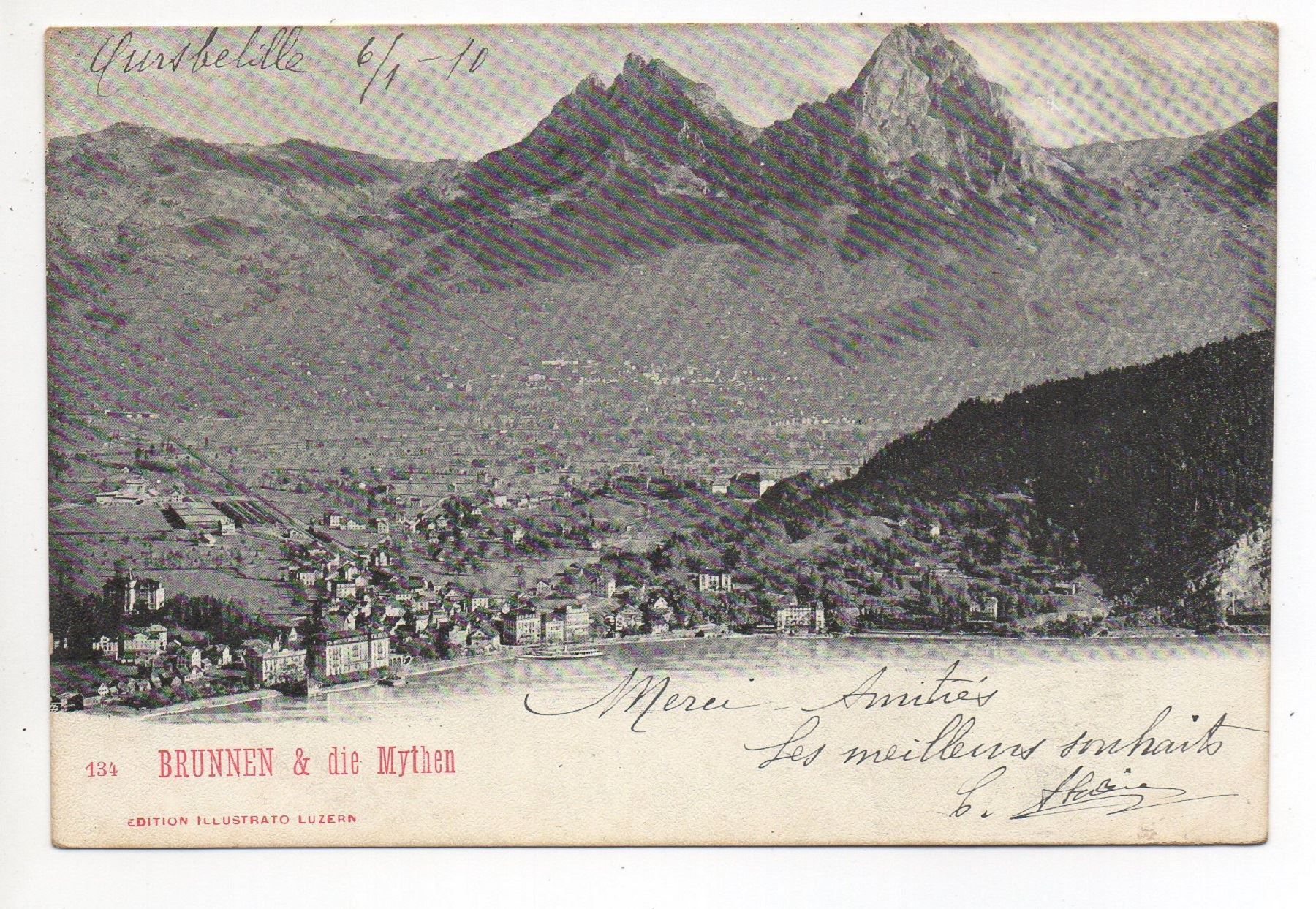Ansichtskarten: BRUNNEN & die Mythen – Gebraucht aus Jona von philajona