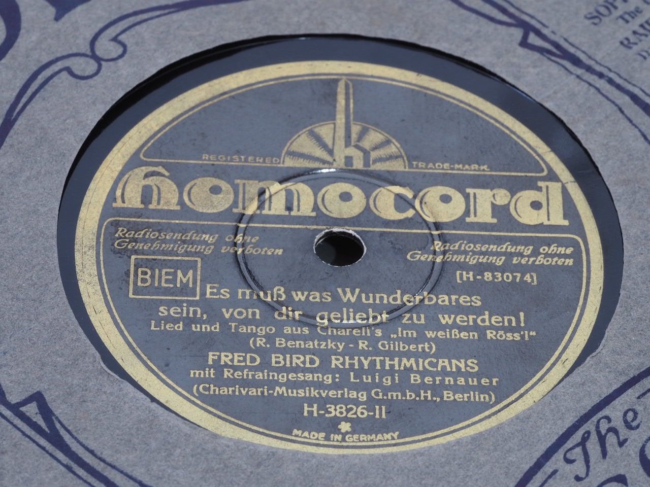 Schallplatten: DISQUES 78 TOURS – Gebraucht aus Lausanne von Leag 9