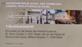 Gratiseintritt Antikenmuseum Basel und Sammlung Ludwig
