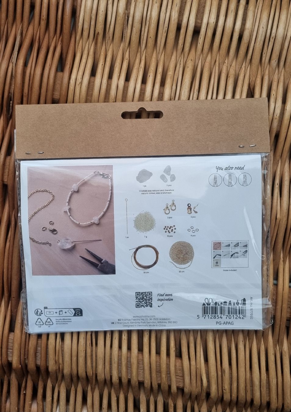 Kit bricolage: DIY Schmuck Set: 2 Armbänder basteln mit Quarz-Steinen – Nuovo e nell'imballaggio originale da Oftringen venduto da MalousAllerlei 1