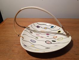Vintage Design Teller Schale Serviertablett
