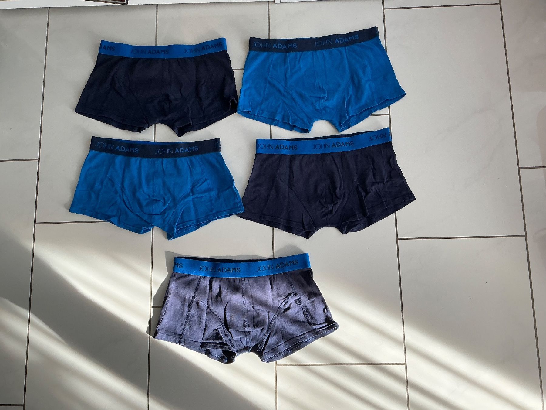 John Adams Biancheria intima: 5 Paar Boxershorts Gr.S John Adams – Usato da Biel-Benken BL venduto da Sahra1 1